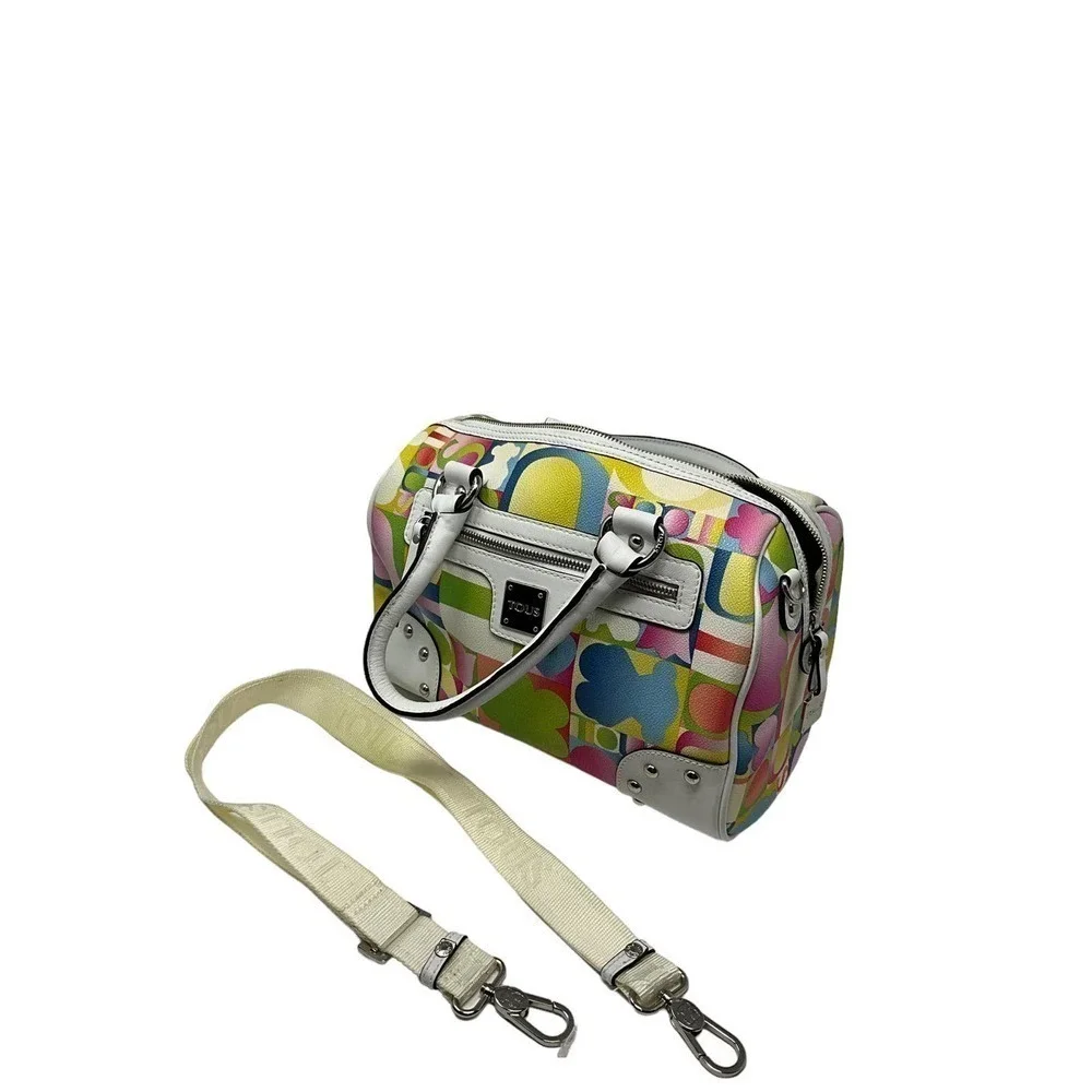 NWT Authetic‎ Tous Speedy Leather white handbag